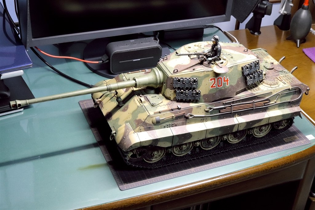 タミヤ ラジオコントロール タンクシリーズ ドイツ重戦車 キング