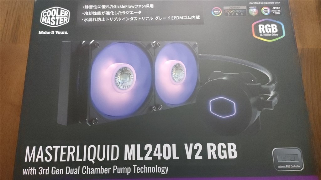 PC/タブレットMasterLiquid ML240L RGB