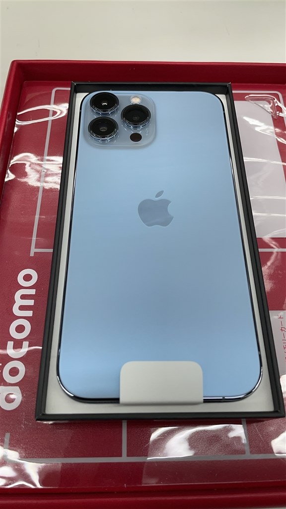 デモ機 iPhone13 Pro MAX 128GB シエラブルー 3J793J/A A2641 (au 〇