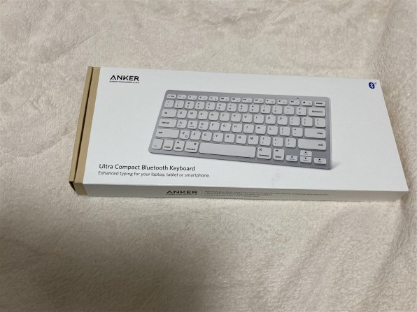 ANKER Ultra-Slim Bluetooth Keyboard A7726121 [ホワイト] レビュー