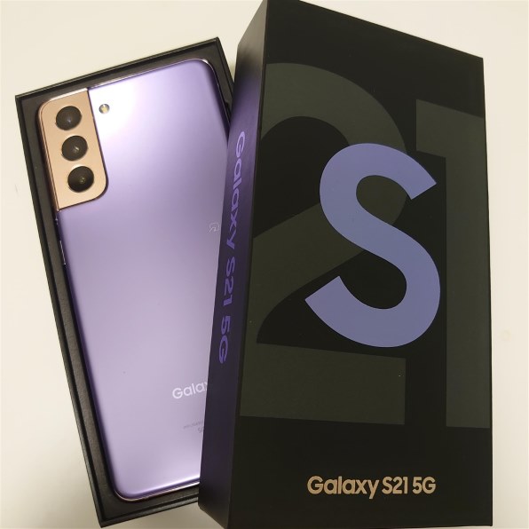 サムスン Galaxy S21 5G SCG09 au [ファントムバイオレット]投稿画像