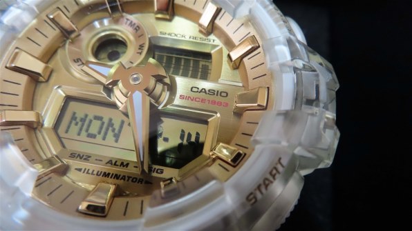 G-SHOCK 35周年限定モデル「GA-735E-7AJR」グレイシアゴールド カシオ G-SHOCK 35周年記念モデル グレイシア ゴールド GA-835E