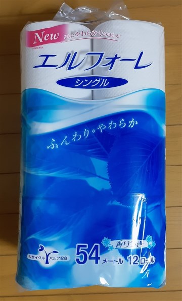 大王製紙 エルフォーレ トイレットティシュー シングル 12ロール入り