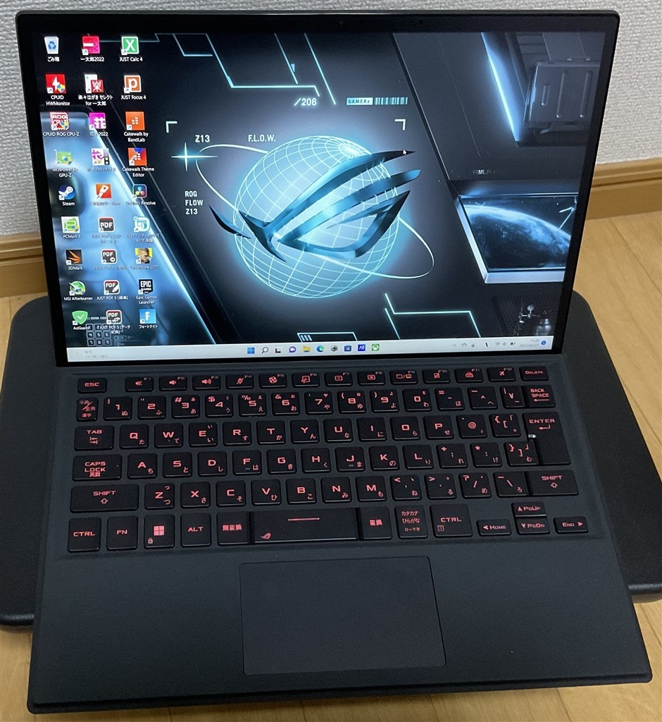 ハイエンドで、よく冷えるタブレット型ゲーミングノートPC』 ASUS ROG Flow Z13 GZ301ZE GZ301ZE-I9R3050TE  B16B_spec_Rさんのレビュー評価・評判 - 価格.com