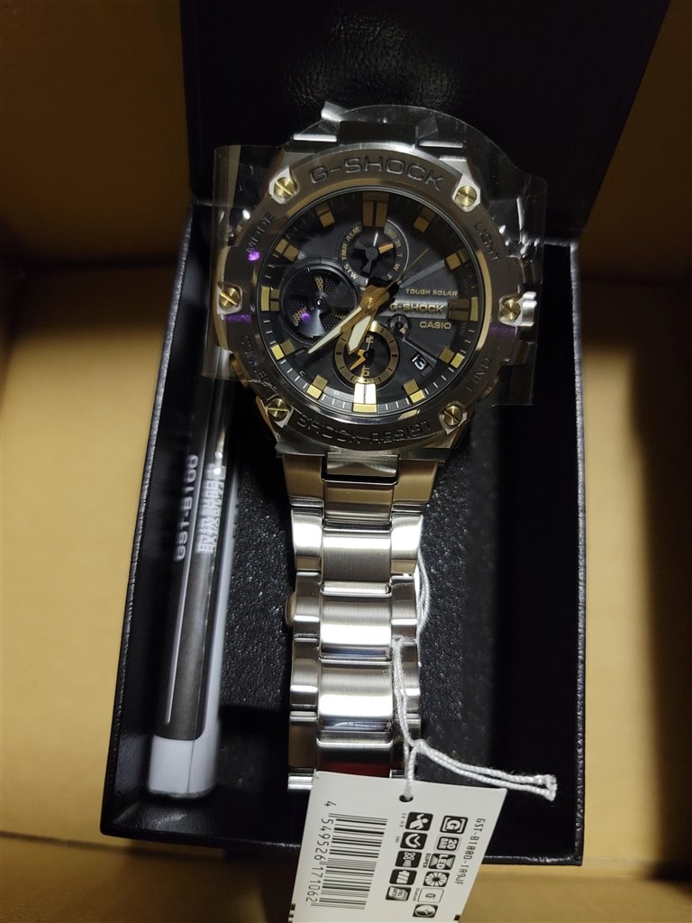 CASIO G-SHOCK GST-B100D-1A9JF 純正 - yankedesignstc.com