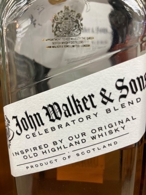 ジョニーウォーカーの200年記念ボトルです。』 ジョニーウォーカー