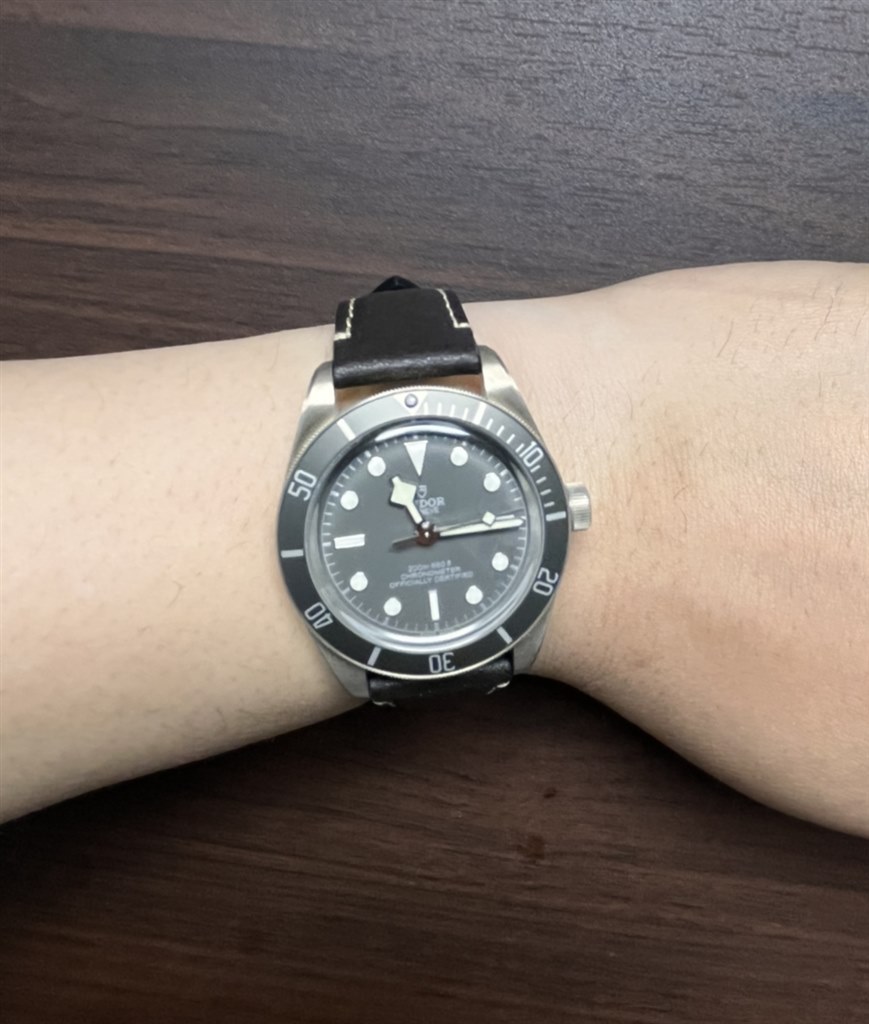 Tudor チューダー ブラックベイ58純正レザーベルト - レザーベルト