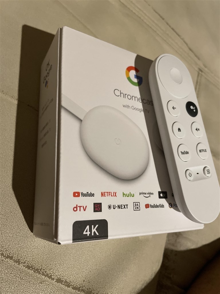 第３世代のChromecastと比べて』 Google Chromecast with Google TV ...