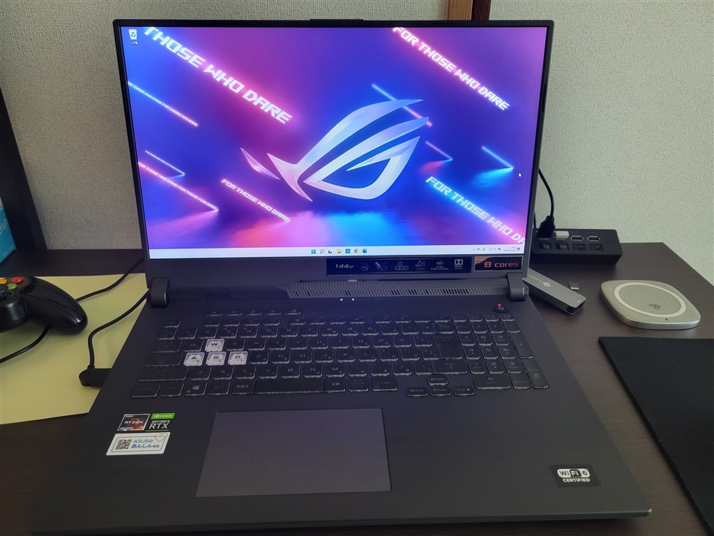 持ち運ばないノートパソコンならこれはかなり買い』 ASUS ROG Strix 
