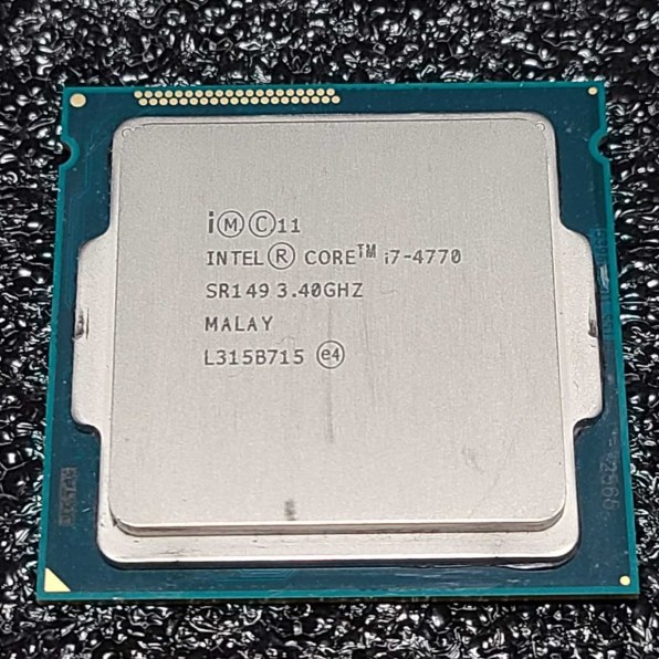 Intel  Core I7-4770  CPU　インテル  9037