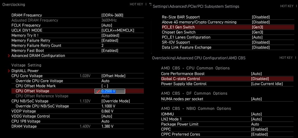 電圧を下げて使用 (-250mV)』 AMD Ryzen 9 5900X BOX code00さん