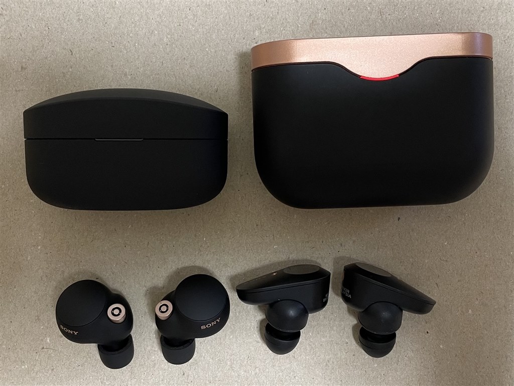 WF-1000XM3から買い替え』 SONY WF-1000XM4 (B) [ブラック] すぽじさん