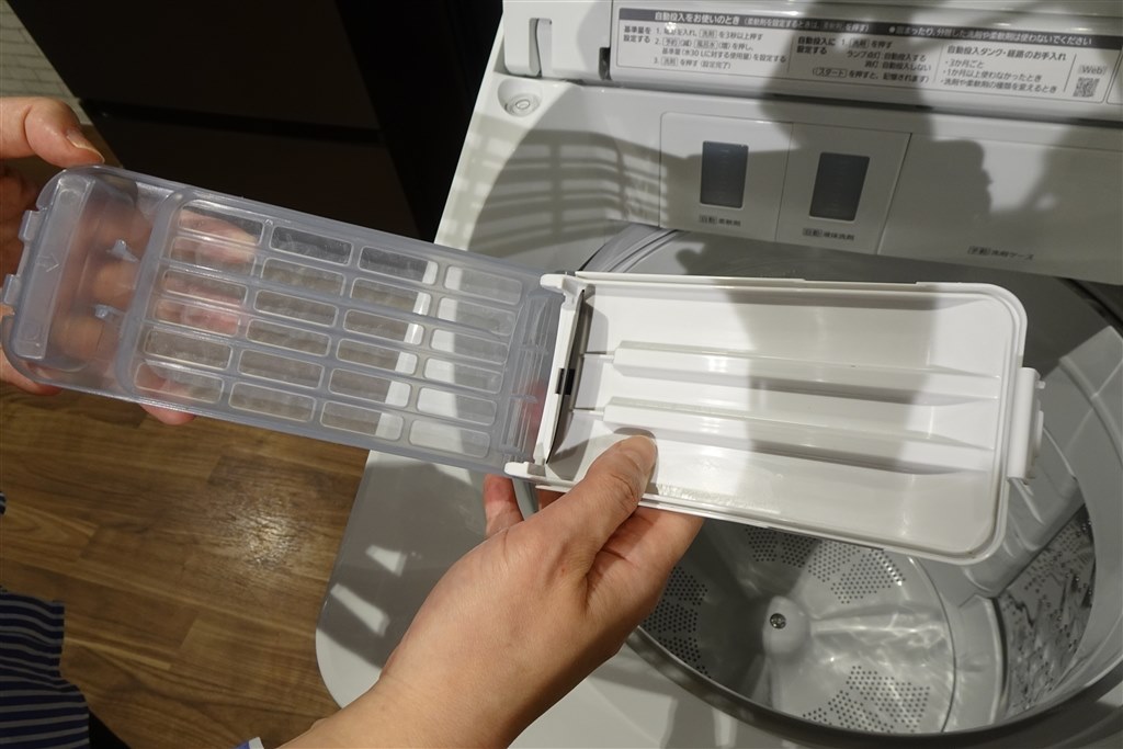 自動洗剤投入機能＋除菌コースを搭載した8kgタイプのパナの縦洗