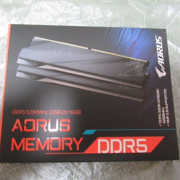 GIGABYTE AORUS GP-ARS32G52D5 [DDR5 PC5-41600 16GB 2枚組] 価格比較