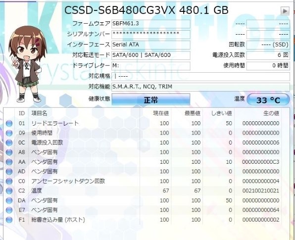 CFD CSSD-S6B480CG3VX投稿画像・動画 - 価格.com