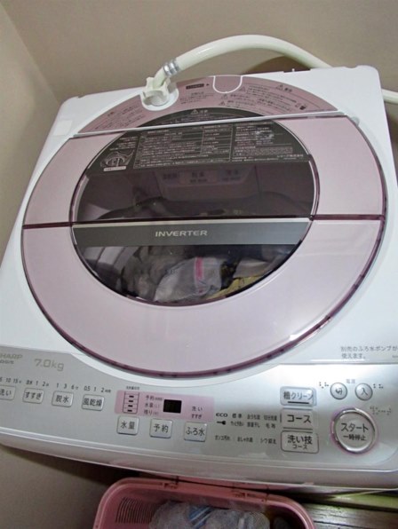 奈良発 静音インバーター  2020年製 シャープ 7kg洗濯機 ES-GV7D