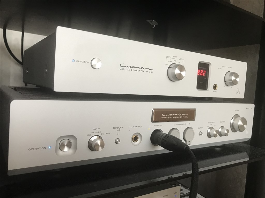 海外限定】 DCストアLUXMAN ヘッドホンアンプ DAC DA-200 ブラスター