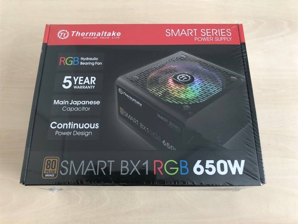650WでコスパGood!！』 Thermaltake Smart BX1 RGB 650W BRONZE PS-SPR ...