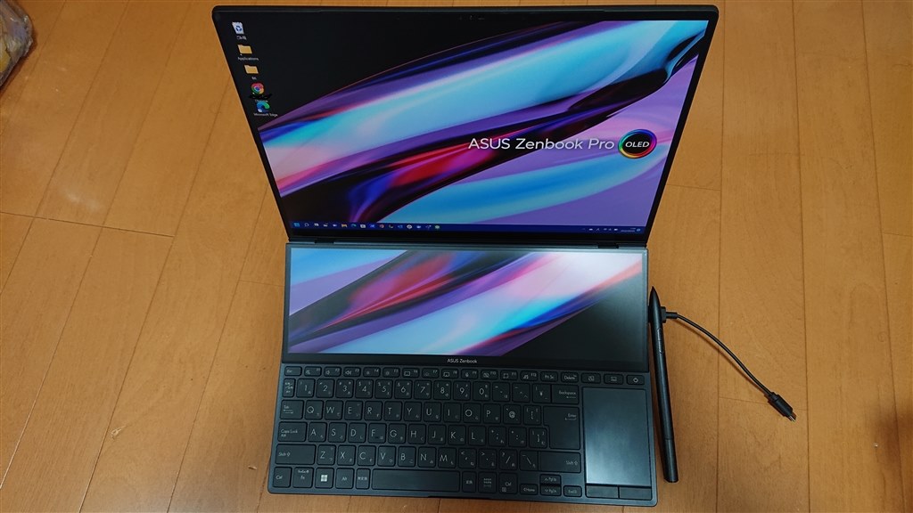 最高のクリエイティブ向けノートpc Asus Zenbook Pro 14 Duo Ux8402ze Ux8402ze M3034w ぺけぺけぺんぎんさんのレビュー評価 評判 価格 Com