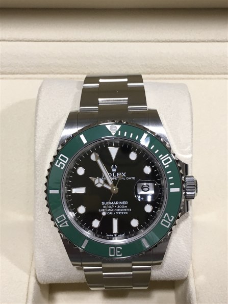 ROLEX サブマリーナ 自動巻き時計 黒緑 ROLEX』ロレックス サブマリーナ デイト 自動巻き 腕時計