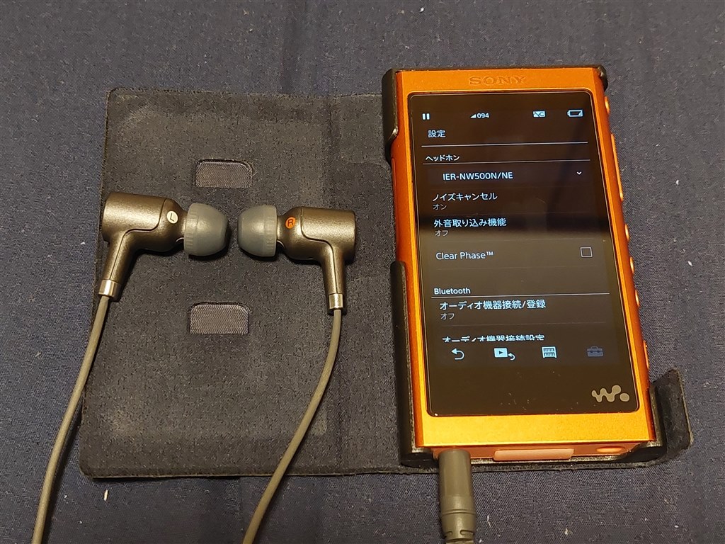 素晴らしい音質のヘッドホンです!』 SONY IER-NW500N [ブラック