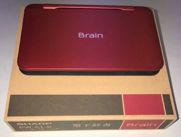 シャープ PW-A1-R カラー電子辞書 Brain 生活教養モデル レッド系