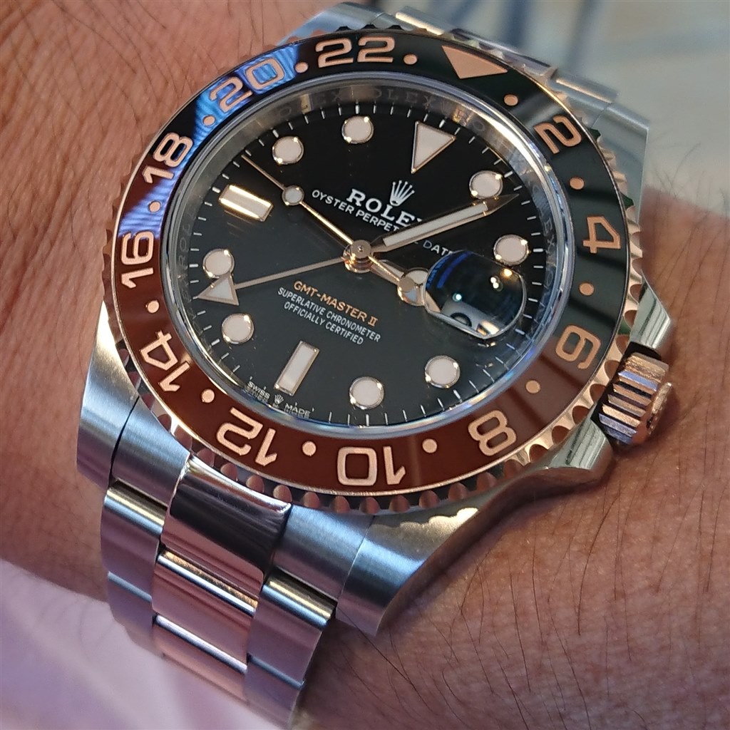‐‐付属品‐‐パガーニデザイン  機械式GMT腕時計  ピンクゴールドコンビカラー