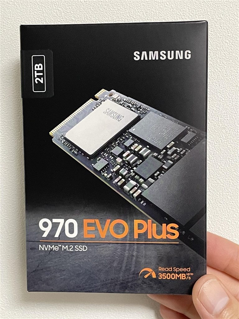 メーカーは好きじゃないが、、、』 サムスン 970 EVO Plus MZ-V7S2T0B