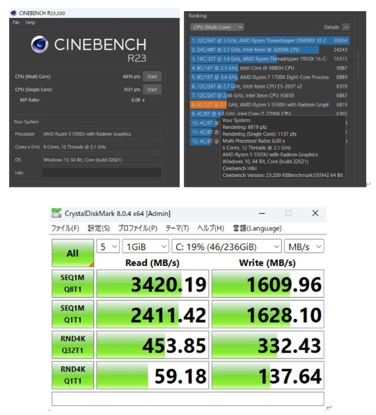 Thinkbook 14 Gen3 Ryzen5 5500U　画面汚れあり Lenovo ThinkBook 14 Gen 3 価格.com限定 AMD Ryzen 5 5500U・8GB