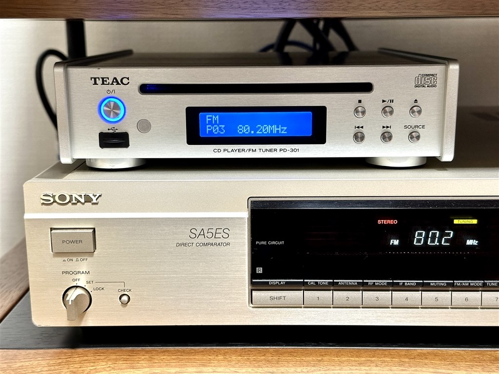 通信販売】 TEAC ティアック PD-301-X/B(ブラック) ワイドFMチューナー