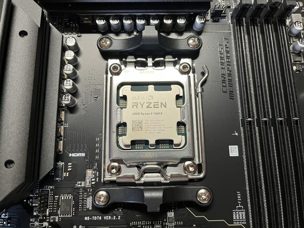 7600X対AK400』 AMD Ryzen 5 7600X BOX すぽたんさんのレビュー評価