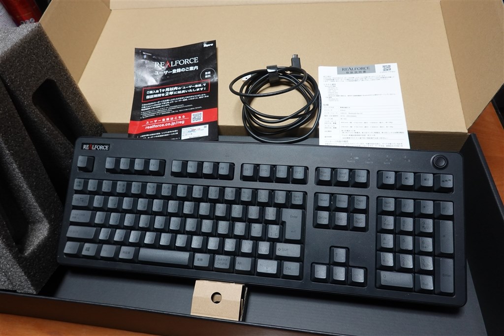東プレ　リアルフォース　キーボード　ブラック 東プレ リアルフォースレビュー | 30g・45g押下圧も比較 | かぴろぐ