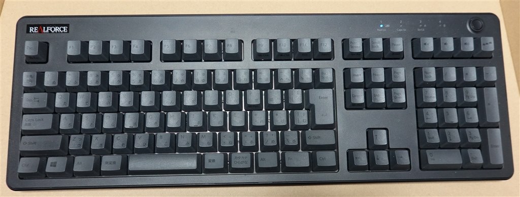 ボディもキートップも黒。玄(黒)人志向なREALFORCE R3はいかが?』 東プレ REALFORCE R3 R3HA11  [ブラック/ダークグレー] 西川善司さんのレビュー評価・評判 - 価格.com