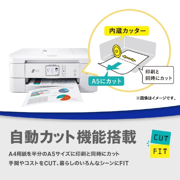 【新品未使用】brother DCP-J1800N　プリンタ ブラザー工業 Brother DCP-J1800N CUTFIT A4カラー