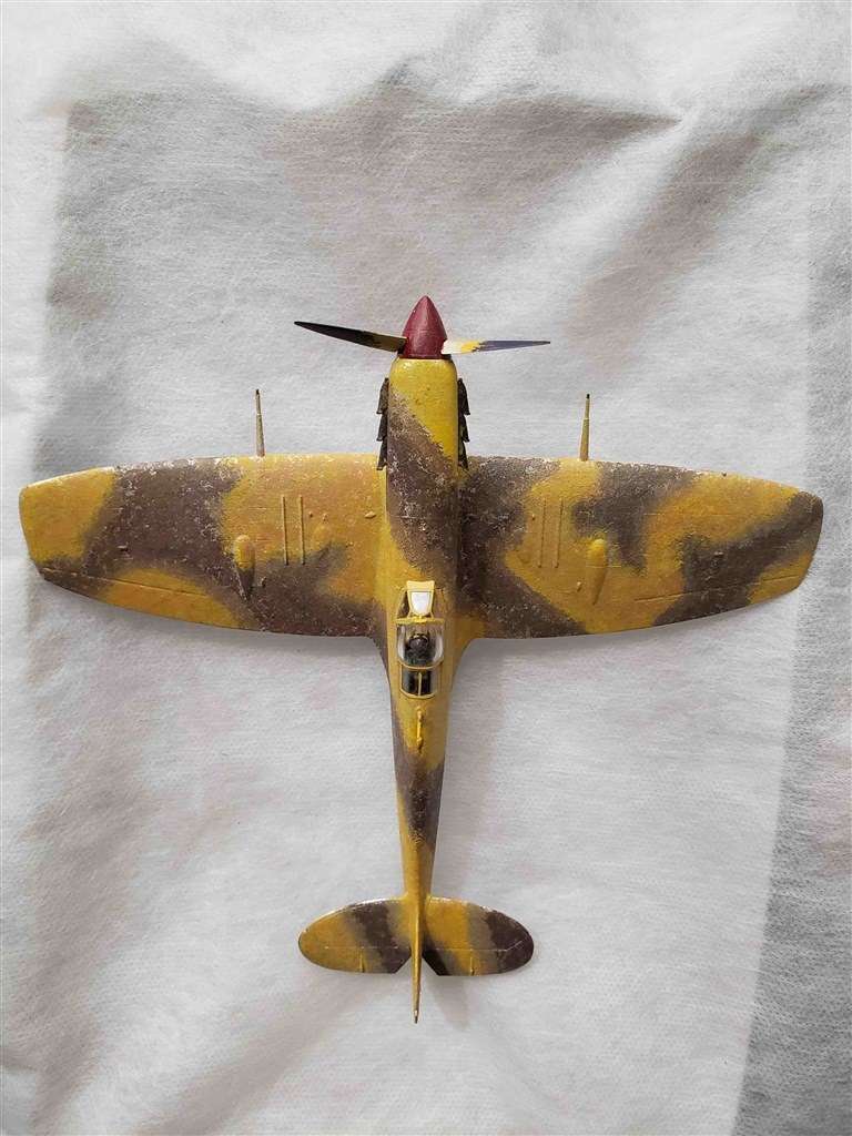 SPITFIREは標準の楕円翼がカッコいいが、切断翼もいいものでした