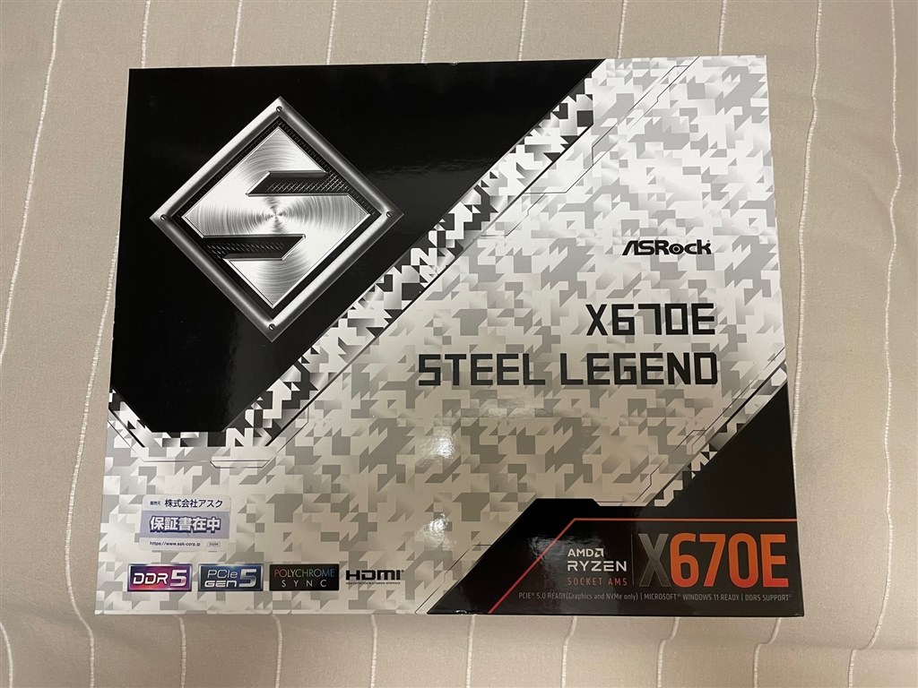 やっぱりASRockだよね~』 ASRock X670E Steel Legend はじごん やっぱりASRockだよね~』 ASRock X670E Steel Legend はじごん