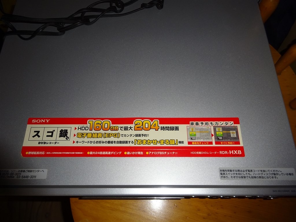 2000年代のDVDレコーダーで使用していた録画用DVD記録媒体です