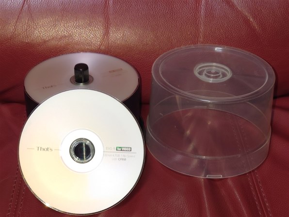 当時信頼していた太陽誘電制の録画用DVDメディアです。』 That's DR