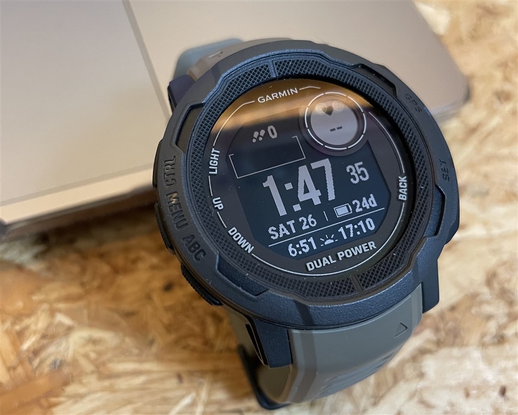 GARMIN Instinct 2 Dual Power Graphite - 腕時計(デジタル)