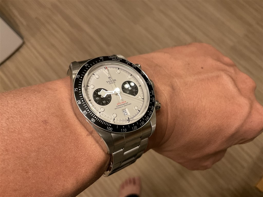 想像していたより読み取りやすい時分針』 チューダー ブラックベイ