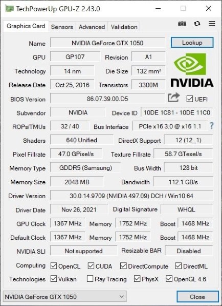 玄人志向 GF-GTX1050-2GB/OC/SF [PCIExp 2GB] 価格比較 - 価格.com