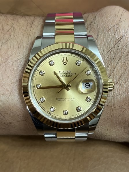 ロレックス デイトジャスト 126333G [10Pダイヤ オイスター