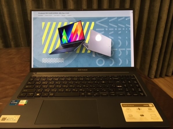 ASUS Vivobook 15X OLED X1503ZA Core i7 12700H/16GBメモリ/512GB SSD