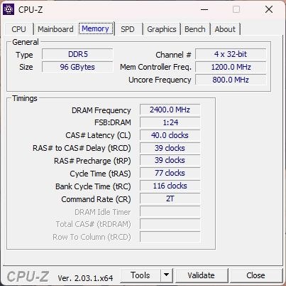 DDR5メモリの4枚差し、あっけなく動作してよかった。』 crucial CT2K32G48C40U5 [DDR5 PC5-38400 32GB 2枚組]  Rai2008jpさんのレビュー評価・評判 - 価格.com