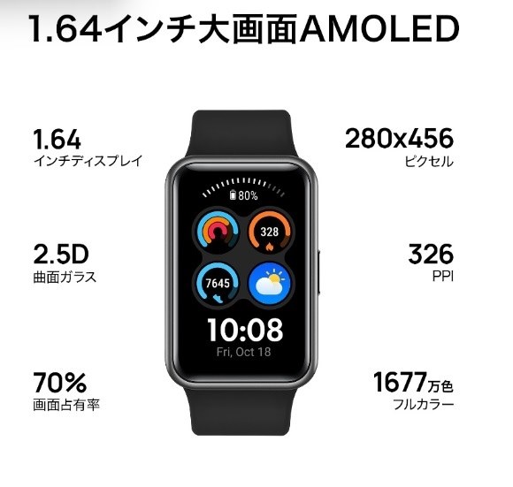 HUAWEI HUAWEI WATCH FIT new [ポメロレッド]投稿画像・動画 - 価格.com