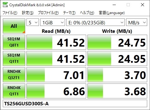 トランセンド TS256GUSD300S-A [256GB]投稿画像・動画 - 価格.com