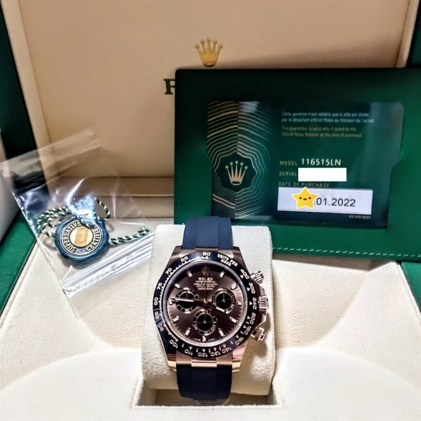 ロレックス コスモグラフ デイトナ 116515LN [ブラックラバーベルト