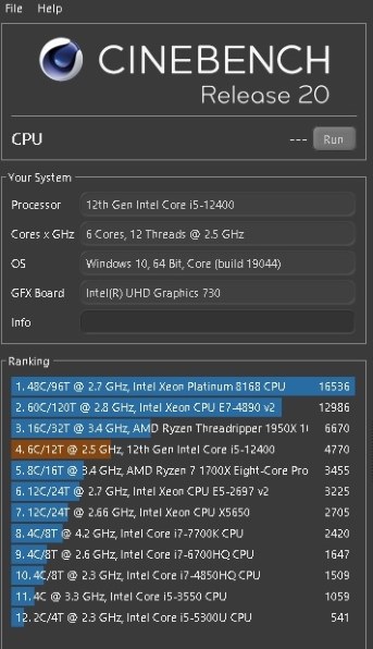 インテル Core i5 12500 BOX投稿画像・動画 - 価格.com