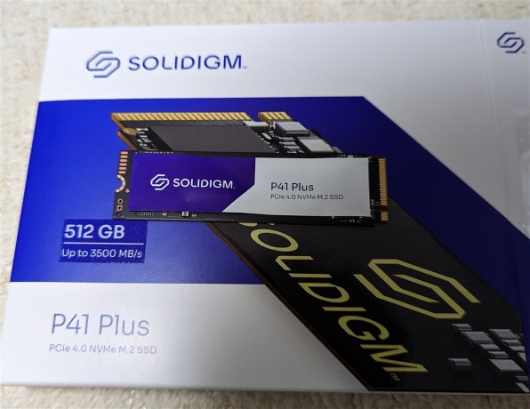 Solidigm P41 Plus SSDPFKNU512GZX1投稿画像・動画 - 価格.com