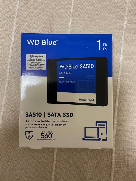 未使用ウェスタンデジタルWD blue SA510 SATA SSD 1TB WD Blue SA510 SATA SSD 2.5”/7mm Cased | Sandisk